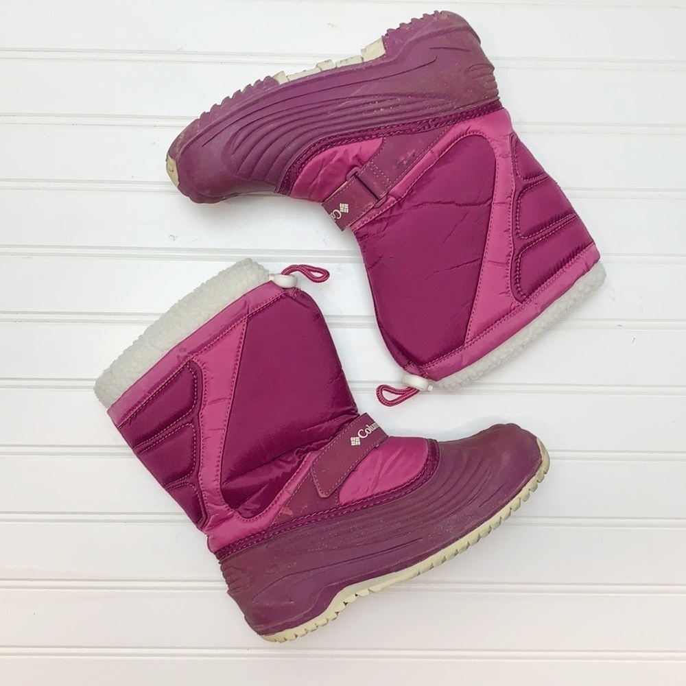 Columbia pink Fluryfly snow boots 3